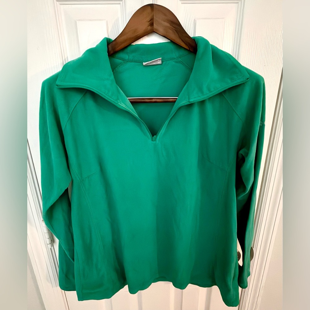 Columbia Teal Fleece Pullover